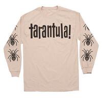 Edelbrock Tarantula! Long Sleeve T-Shirt Tan Cotton Men's EB-TSHIRT-TARA-T