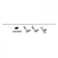 Edelbrock 94 Straight Throttle Linkage Kit Dual for 94 Inline Carburetors (Sold Separately) Kit EB1032