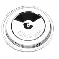 Edelbrock Air Cleaner Top Pro-Flo T.B.I. for Trucks with a Single Wing Nut Steel Chrome Round For Chevrolet For GMC Each EB1213