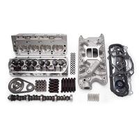 Edelbrock Top End Engine Kit Power Package Intake Heads Cam Timing Chain Head Bolts AMC 383 HP-487 TQ Kit EB20022