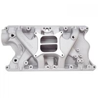 Edelbrock Intake Manifold Performer Dual Plane Aluminium Natural Square Bore For Ford 351W Each EB2181