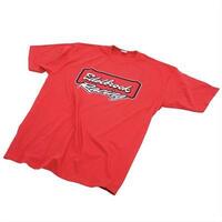 Edelbrock T-Shirt Short Sleeve Cotton Red Racing Logo Men's 3X-Large Each EB2336