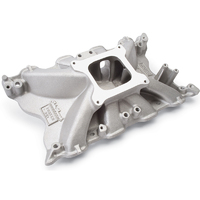 Edelbrock Intake Manifold Torker Aluminium Natural Square Bore For Ford 351C 4V Each EB2760