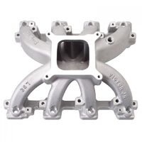 Edelbrock Intake Manifold Victor JR. EFI Aluminium Natural Carbureted For Chevrolet Fits LS3/L92/L76 Heads Each EB28455