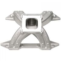 Edelbrock Intake Manifold Victor Single Plane Aluminium Natural Square Bore Mopar 413/426/440 Each EB2954