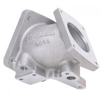 Edelbrock Throttle Body Adapter Aluminium Gray Powdercoated 70mm For Ford 5.0L Each EB3835