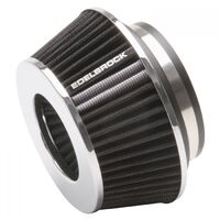 Edelbrock Air Filter Element Pro-Flow Conical Cotton Gauze Black 3.7 in. Length Each EB43610