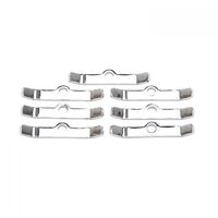 Edelbrock Valve Cover Hold-Down Tabs Steel Chrome For Chevrolet Big Block Set of 7 EB4414