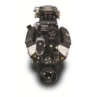 Edelbrock Crate Engine For Chevrolet 5.7L Supercharged 9.5:1 Carbureted Black 518 HP 507 ft-lbs Torque Each EB46043