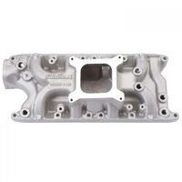 Edelbrock Intake Manifold Torker II Single Plane Aluminium Natural Square Bore For Ford 4.7L 5.0L (Not Boss) Each EB5021