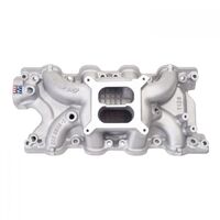 Edelbrock Intake Manifold Performer RPM Dual Plane Aluminium Natural For Ford Clevor 289-302 Block Cleveland 4V Heads EB7129
