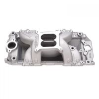 Edelbrock Intake Manifold Performer RPM Air Gap Dual Plane Natural Square Bore For Chevrolet Big Block Rectangle Port EB7562