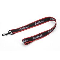 Edelbrock Lanyard Nylon Black Logo Each EB9139