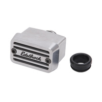 Edelbrock Elite Series breathers rectangular aluminium push-in style ED4204