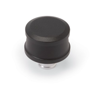 Edelbrock Push-in Round Billet Breather - Black ED42133