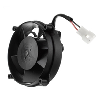 SPAL 4" electric thermo fan straight blade puller 12-volt 250m3/h EF3571