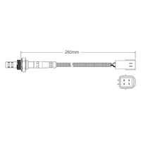 Pre-Cat oxygen sensor for Hyundai Lantra G4GM 4-Cyl 1.8 12/96-9/00