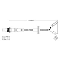 Pre-Cat oxygen sensor for Mercedes Benz 220 W124 M111.960 4-Cyl 2.2 9/92-6/93