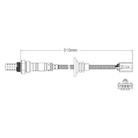 Post-Cat oxygen sensor for Proton Jumbuck 4G15 4-Cyl 1.5 2002 on