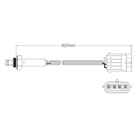 Pre-Cat oxygen sensor for Holden Astra TS X18XE 4-Cyl 1.8 10/98-11/00