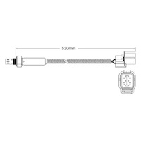 Pre-Cat oxygen sensor for Land Rover Defender V8 4.0 87-06