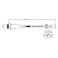 Post-Cat oxygen sensor for Land Rover Freelander 18K 4-Cyl 1.8 1998 on