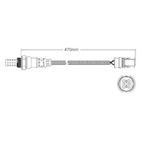 Post-Cat Left oxygen sensor for Chrysler Crossfire EGX 6-Cyl 3.2 5/03-12/07