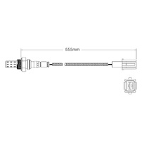 Pre-Cat oxygen sensor for Ford Telstar AT F2 4-Cyl 2.2 10/87-12/89