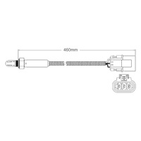 Pre-Cat oxygen sensor for Nissan Silvia S13 SR20DET 4-Cyl 2.0 Turbo 1/91-12/98
