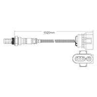 Pre-Cat oxygen sensor for Audi A4 ADR 4-Cyl 1.8 11/94-4/99