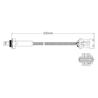 Pre-Cat oxygen sensor for Volvo V70 B5252S 5-Cyl 2.5 97-99