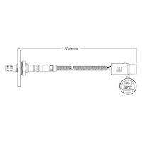 Pre-Cat oxygen sensor for Toyota Supra MA70 7M-GTE 6-Cyl 3.0 Turbo 10/88-8/90