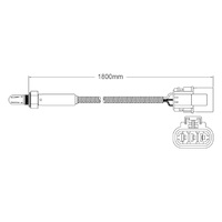 Pre-Cat oxygen sensor for Nissan Pathfinder WD21 VG30E 6-Cyl 3.0 7/92-8/93