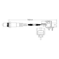 Pre-Cat left oxygen sensor for Volvo S80 B6294S2 6-Cyl 2.9 44319
