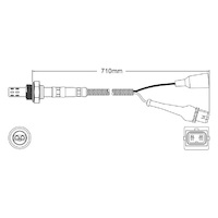 Pre-Cat oxygen sensor for Audi A6 AAH 6-Cyl 2.8 6/94-10/97