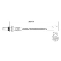 Pre-Cat left oxygen sensor for Ford Explorer SOHC 6-Cyl 4.0 12/96-9/98