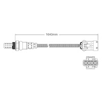 Post-Cat oxygen sensor for Citroen C5 RFK 4-Cyl 2.0 11/04 on