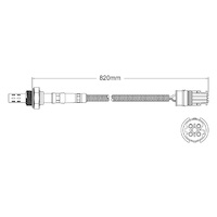Pre-Cat Cyl 1-3 oxygen sensor for BMW M3 E46 S54 B32 6-Cyl 3.2 9/00-9/06