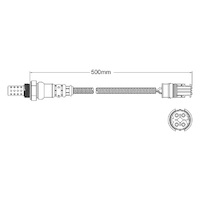 Post-Cat Cyl 4-6 oxygen sensor for BMW 325i E90 E92 E93 N52 B25… 6-Cyl 2.5 11/05 on