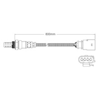 Post-Cat Cyl 5-8 oxygen sensor for Audi A6 BAT V8 4.2 4/04-5/06