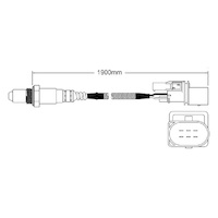 Pre-Cat Cyl 7-9 oxygen sensor for Audi A8 W12 BHT V12 6.0 2/04-3/07