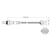 Post-Cat oxygen sensor for Citroen C5 RFJ 4-Cyl 2.0 10/04 on