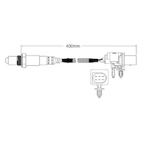 Post-Cat oxygen sensor for Dodge Ram Diesel ETJ 6-Cyl 6.7 Turbo 2009-10