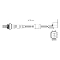 Pre-Cat oxygen sensor for Honda HRV D16W1 / D16W5 4-Cyl 1.6 99-01