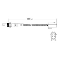 Pre-Cat oxygen sensor for Land Rover Freelander Series 1 18K 4-Cyl 1.8 96-98