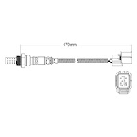 Pre-Cat oxygen sensor for Honda Accord VTi J30A1 6-Cyl 3.0 44228