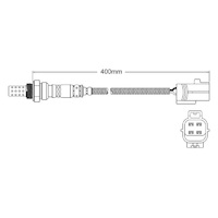 Pre-Cat left oxygen sensor for Daimler Super V8 X300 / X308 AJ26 V8 4.0 S/Charged 97-99