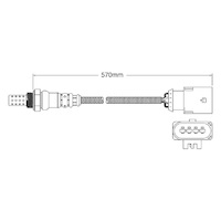 Pre-Cat oxygen sensor for MG MGF 18K4F 4-Cyl 1.8 10/95-5/05