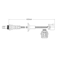 Post-Cat oxygen sensor for Honda Fit GD L15A 4-Cyl 1.5 6/01-9/07