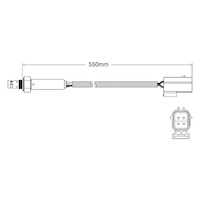 Pre-Cat oxygen sensor for Land Rover Range Rover V8 4.6 95-97